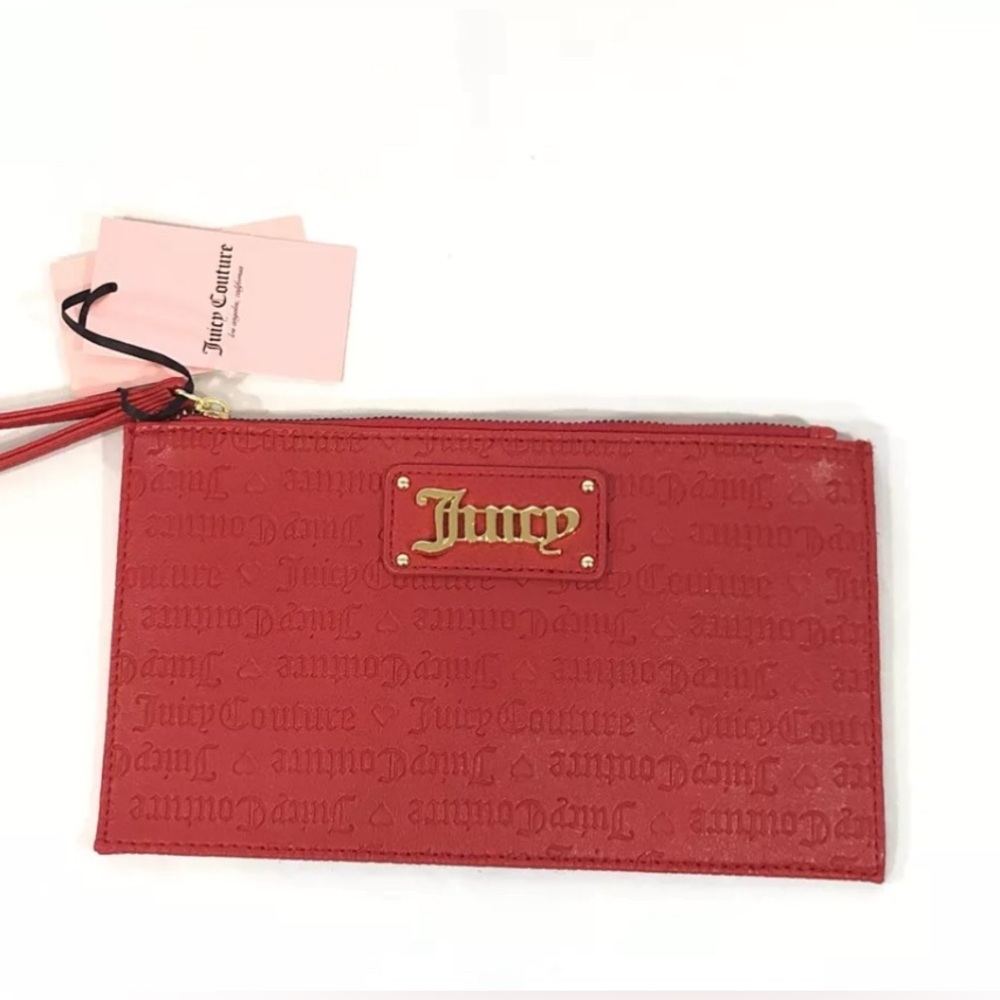 Juicy Couture Oversized Wristlet Red Hot